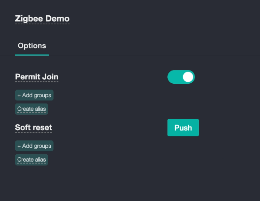 The "Permit Join" toggle is turned on