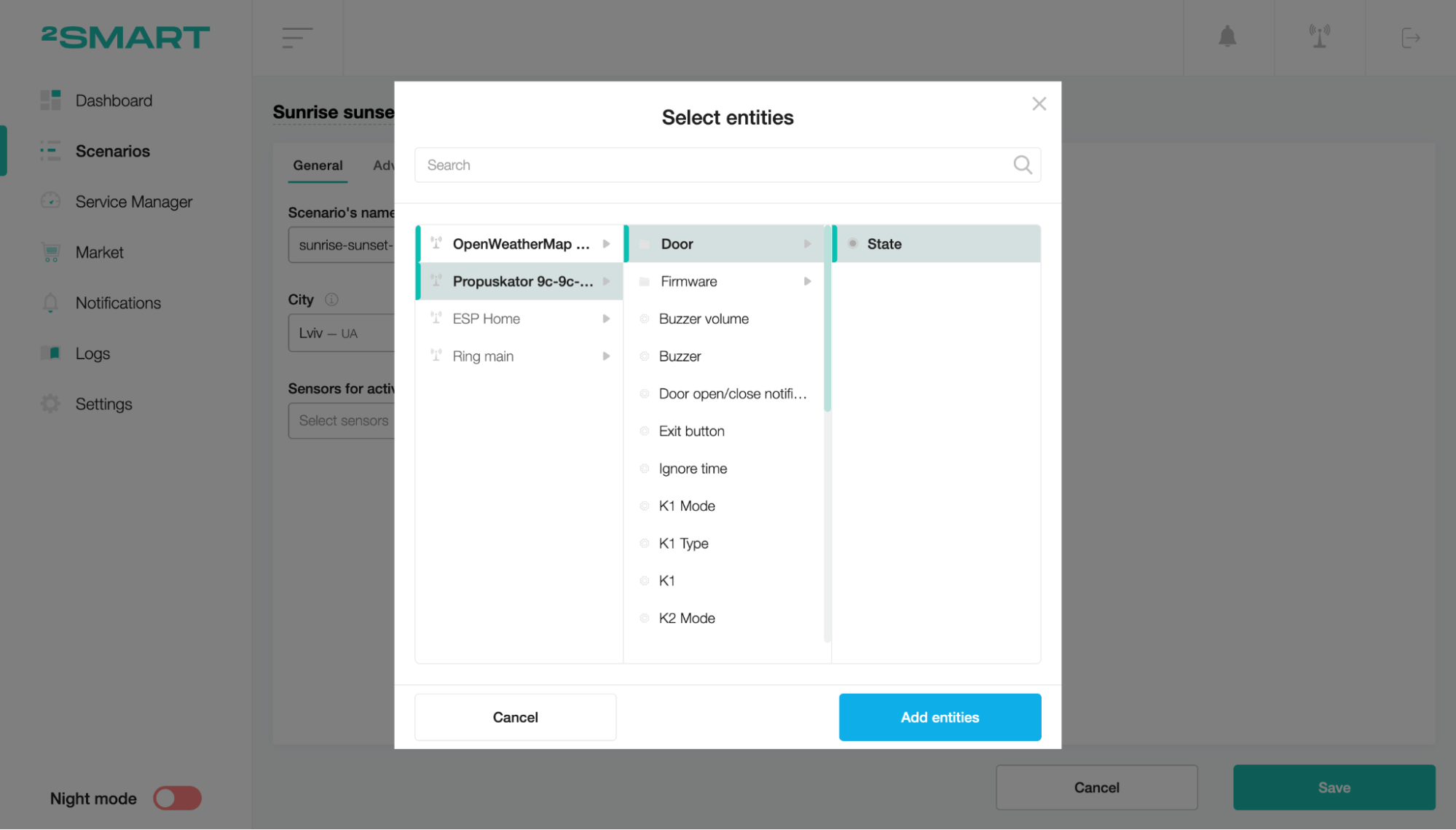 Sunrise Sunset 2Smart Standalone Sunrise Sunset 2Smart Standalone